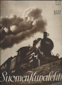 Suomen Kuvalehti 1933 nr 23, kansikuva Kesä-matkat alkavat, Maakuntiemme kauneus, Hauki, Kaivopuiston kesäteatterin tarina, Manalle menneitä kirjankustantajia, ym.