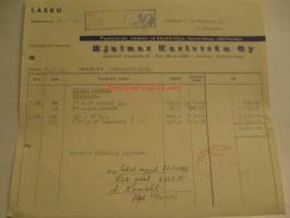 Hjalmar Karlström Oy Turku lasku 5.12.1942