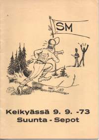 SM Suunnistus 9.9.1973 Keikyässä -kilpailuohjelma