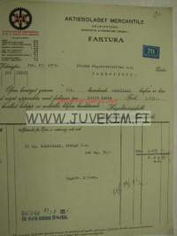 Osakeyhtiö Mercantile Helsinki 23.1.1925 -dokument