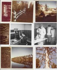 Rajakankaan Vartioasema Kuhmo 1960 - luku  -  9 kpl valokuva