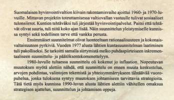 Rationaalisesta suunnittelusta strategiseen johtamiseen