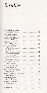 Suomalainen ruokapöytä 2  - tämän päivän tapaan. 1981