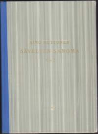 Sävelten sanoma n:o 2. (kitarakuoro, evankeliumin sanoma, laulukuoro, hengellinen musiikki). 1962.