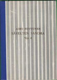 Sävelten sanoma n:o 4. Lauluja kitarakuoroille ja sekakuoroille. Hengellinen musiikki. 1972.