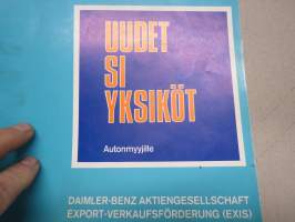 Daimler-Benz AG - Uudet SI-yksiköt -  opinto-ohjelma Autonmyyjille -tehtaan opaskirjanen 1970-luvun alkupuolelta