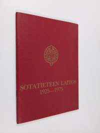 Sotatieteen laitos 1925-1975