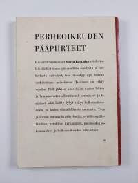 Perheoikeuden pääpiirteet