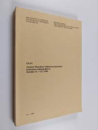 OLIO : Suomen filosofisen yhdistyksen järjestämä kotimainen tutkijakollokvio, Helsinki 11.-12.1.1984