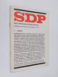 SDP:n terveyspoliittinen ohjelma 1975