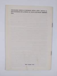 SDP:n terveyspoliittinen ohjelma 1975
