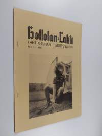 Hollolan Lahti 1/1980 : Lahti-seuran tiedotuslehti
