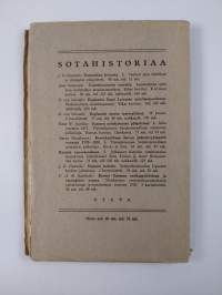 Sotataidon historia 2