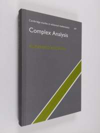 Complex analysis