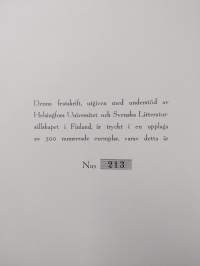Festskrift tillägnad Yrjö Hirn den 7 december 1930 (numeroitu)
