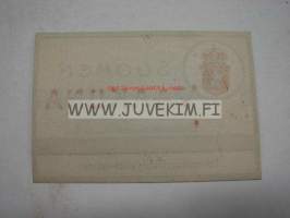 Suomen Vaakuna -tupakkalaatikkoetiketti 1900-luvun alkuvuosilta