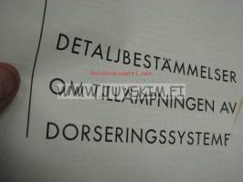 Dorsering av värdebrev - reform vid tryckning av värdebrev -esite