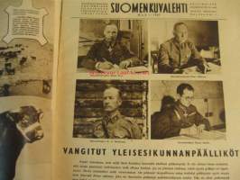 Suomen Kuvalehti 1947 nr 6  ilm. 8.2.1947 kansikuvassa Urho Kekkonen ja K.A. Fagerholm. rauhansopimus puheenvuoroja. Rauhansopimuksen ehdot ovat Suomelle raskaat,