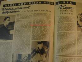 Suomen Kuvalehti 1947 nr 6  ilm. 8.2.1947 kansikuvassa Urho Kekkonen ja K.A. Fagerholm. rauhansopimus puheenvuoroja. Rauhansopimuksen ehdot ovat Suomelle raskaat,