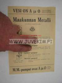 Maakunnan Metalli pumput -myyntiesite