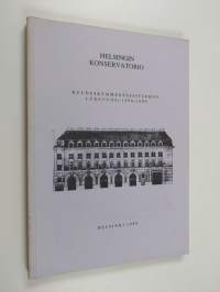 Helsingin konservatorio : kuudeskymmenesseitsemäs lukuvuosi 1988-1989