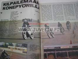Vauhdin Maailma 1973 nr 1 sisältää mm. ST rintamalla tapahtuu, Abarth 20-vuotias vauhtitehdas, Simca -Shell Cup, RAC ralli. Artikkeli kuvineen Rauno Aaltonen (=