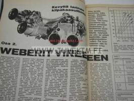 Vauhdin Maailma 1973 nr 1 sisältää mm. ST rintamalla tapahtuu, Abarth 20-vuotias vauhtitehdas, Simca -Shell Cup, RAC ralli. Artikkeli kuvineen Rauno Aaltonen (=