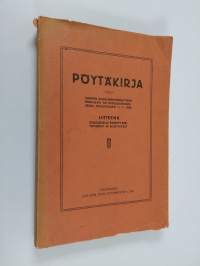 Pöytäkirja tehty Suomen sosialidemokraattisen puolueen XIV puoluekokouksessa, Helsingissä 1/2-6/2 1926 : liitteenä kokoukselle esitetyt kertomukset ja alustukset