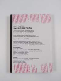 Sivuhuomautuksia (signeerattu)