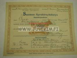Suomen Ayrshireyhdistys Sonni &quot;Arne&quot;, omistaja Hannes Palmrothin perilliset, Partola, Tampere, kasvattaja B. Grahn, Kaunajärvi, Wehmainen -kantakirjat