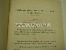 Valtionrautateiden eläkelaitoksen ohjesääntö 1926