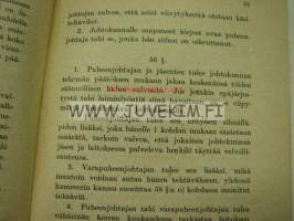 Valtionrautateiden eläkelaitoksen ohjesääntö 1926
