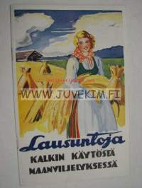 Lausuntoja kalkin käytöstä maanviljelyksessä / W. Rosenlew &amp; Co