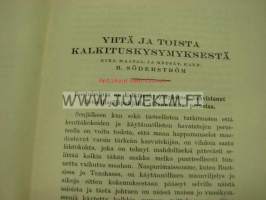 Lausuntoja kalkin käytöstä maanviljelyksessä / W. Rosenlew &amp; Co