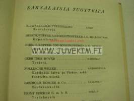 Rautakonttori Oy 1922 -esite