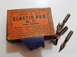 Perry&amp;Co Elastic Pen  mustekynän teriä, kynänteriä  - vajaa  tuotepakkaus