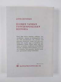 Suomen vanhan työväenpuolueen historia