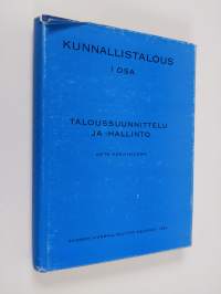 Kunnallistalous 1 - Taloussuunnittelu ja -hallinto