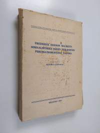 Frederick Denison Mauricen sosiaalietiikka hänen teologisten peruskatsomustensa valossa