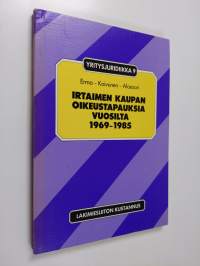 Irtaimen kaupan oikeustapauksia vuosilta 1969-1985 : valikoima selostuksia julkaisemattomista korkeimman oikeuden ratkaisuista ja Helsingin raastuvanoikeuden arki...