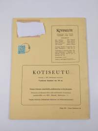 Kotiseutu n:o 7-8/1960