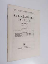 Sekaäänisiä lauluja 74. vihko