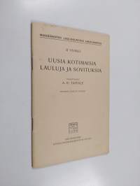 Uusia kotimaisia lauluja ja sovituksia - Miesäänisten laulukuntien ohjelmistoa 2 vihko