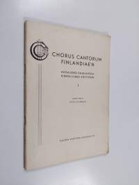 Chorus Cantorum Finlandiae&#039;n mieskuoro-ohjelmistoa kirkolliseen käyttöön 1