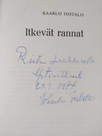 Itkevät rannat (signeerattu, tekijän omiste)