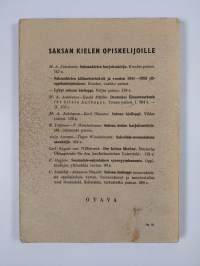 Saksankielen harjoituskirja