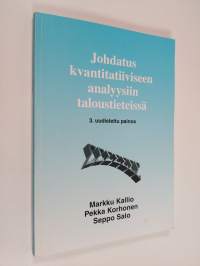 Johdatus kvantitatiiviseen analyysiin taloustieteissä