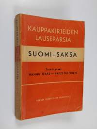 Kauppakirjeiden lauseparsia : suomi-saksa