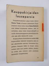 Kauppakirjeiden lauseparsia : suomi-saksa