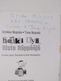 Hetki lyö, Risto Räppääjä (signeerattu, tekijän omiste)